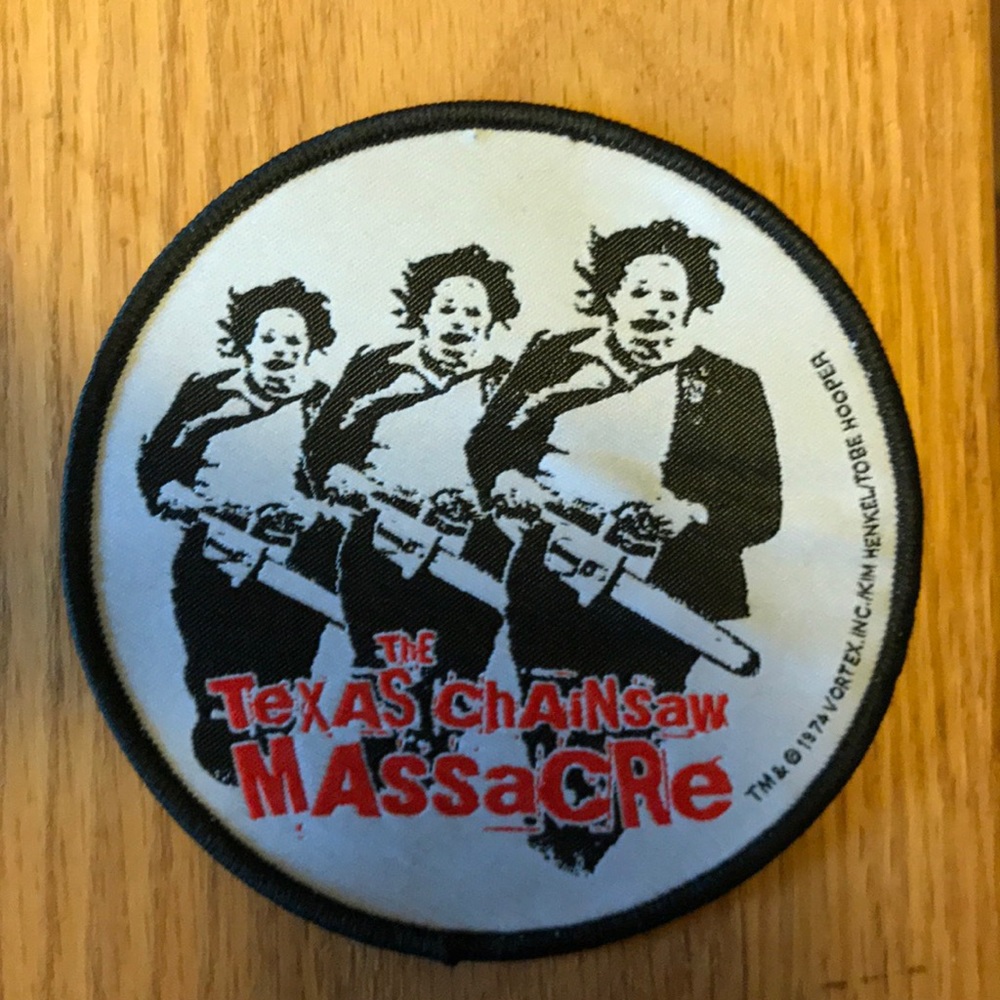 Texas chainsaw massacre patch vintage